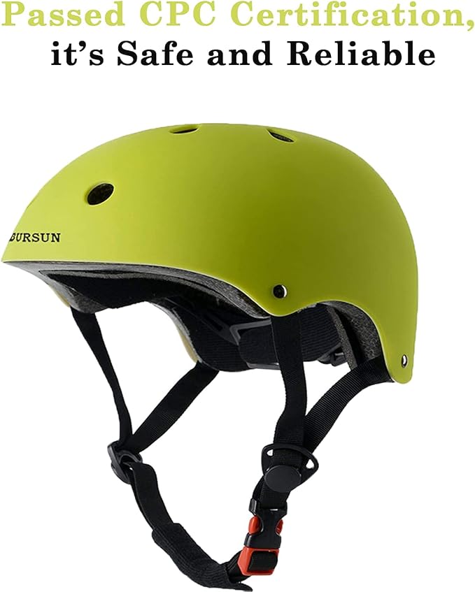 BURSUN Kids Bike Helmet Ventilation & Adjustable Toddler Helmet for Ages 2-14 Kids Boys Girls Multi-Sport Helmet for Skateboard Roller Skateing Bicycle Scooter blance Bike