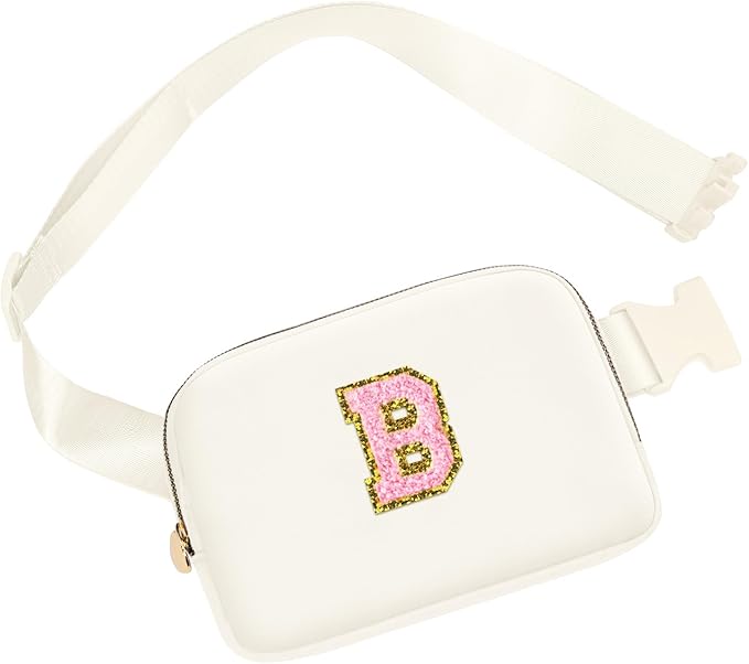 Friendship Gifts for Girls Women, Friend Birthday Gift for Women, Birthday Gifts for Girls Teen Kids, Mini Fanny Pack Crossbody Bag Belt Bag Fashion Waist Packs Cute Trendy Stuff（Beige, B)