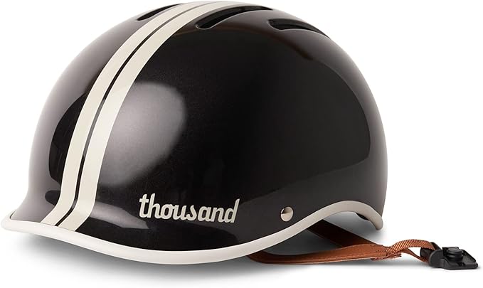 Thousand Heritage 2.0 Adult Bike Helmet; The Original Low Profile Retro Commuter Cycling Helmet Safety Certified for Bicycle Skateboard Skating Roller Skates; for Men & Women