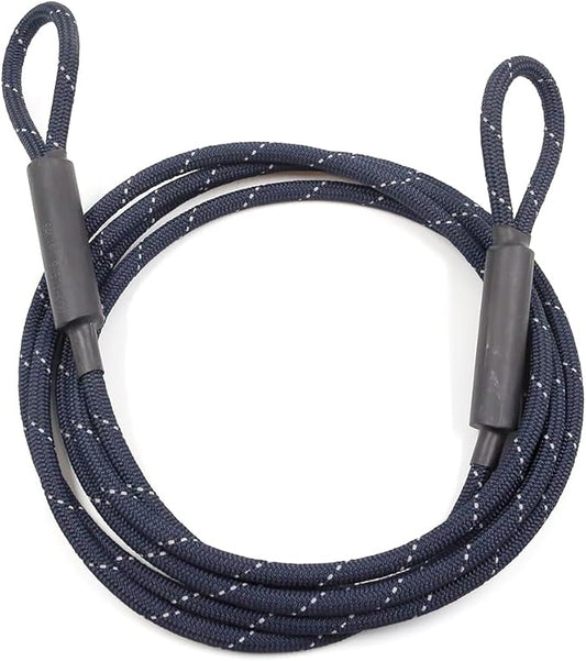 Big & Strong 7/16" Steel Security Cable Lock (7FT/13FT) with Looped Ends Anti-Theft for High-Value Assets, Movement Protection of Motorcycles, Generators, Jobsite Tools, Grills & More