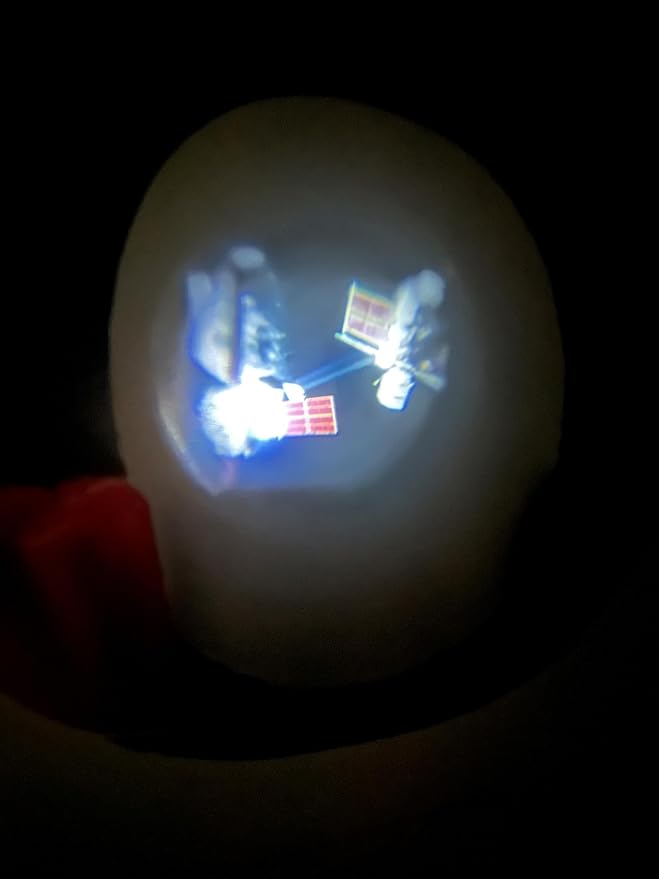 MUKIKIM NASA Future Explorers - Gateway Space Station Interactive Model. Build & Learn STEM Education & Interactive Space Exploration for Kids. with Projector, Orion Capsule & Rotating Solar Panel!