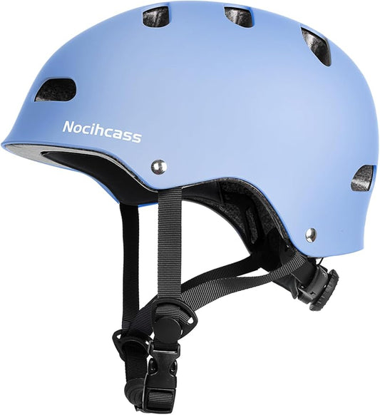 Skateboard Bike Helmet,Multi-Sport with Premium Safety & Ventilation,Shock-Absorbing,Adjustable for Cycling Scooter Commuter Skate Protection for Youth Adult