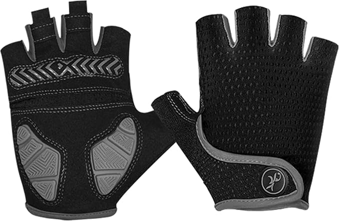 MOREOK Cycling Gloves Bike Gloves for Men/Women-[5MM Gel Pad] Half Finger Bicycle Biking Gloves for Cycling/Weight Lifting/Gym/Motorcycle/Outdoor Sports
