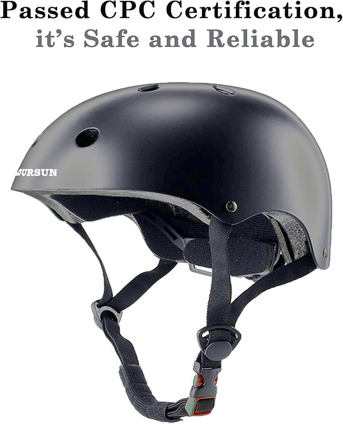 BURSUN Kids Bike Helmet Ventilation & Adjustable Toddler Helmet for Ages 2-14 Kids Boys Girls Multi-Sport Helmet for Skateboard Roller Skateing Bicycle Scooter blance Bike