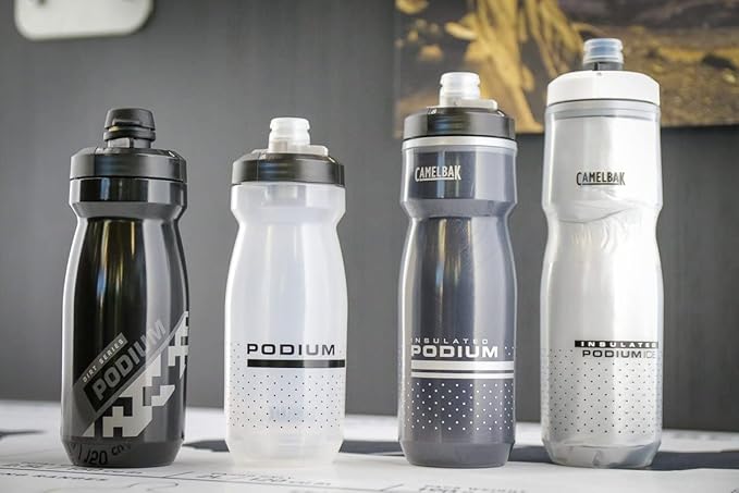 CamelBak Podium Bike Squeeze Water Bottle Smoke, 21oz