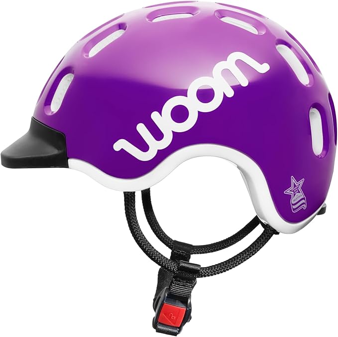 woom Kids’ Bike Helmet, Adjustable Children's Pinch-Free Helmet for Roller Skating & Scooting, Safe Bicycle & Cycling Helmet for Boys & Girls (1-14 Years Old)