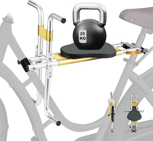 2025 Front Child Bike Seat, Kids Bike Seat for Adult Bike,Portable, Tool-Free, Quick-Release,Toddler Bike Seat for 2-6 Years(up to 55lbs)