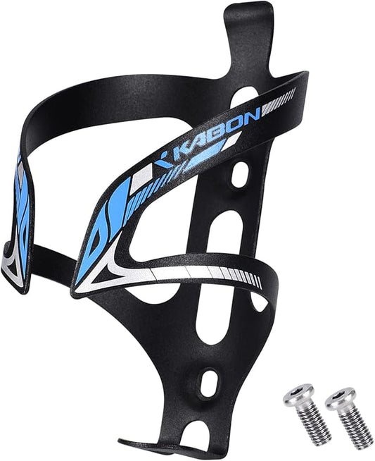 KABON Bike Water Bottle Holder, Lightweight Bicycle Alloy Aluminum Side Load Water Bottle Cage Brackets for Road Bike MTB