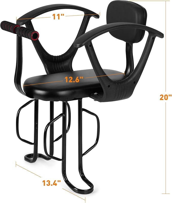 Kid's Bike seat Rear Child Carrier Bike Chair for Bicycle Kids seat for Children 2~4 Years,Weight 55 lbs
