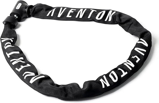Aventon 8mm Thick Chain Lock, 47inch Heavy Duty Anti Theft Bicycle Lock, Equipped with a Waterproof and Scratch-Resistant Nylon Cover, Suitable for Bicycle, Motorcycle,Tricycle, Fence, and Door.