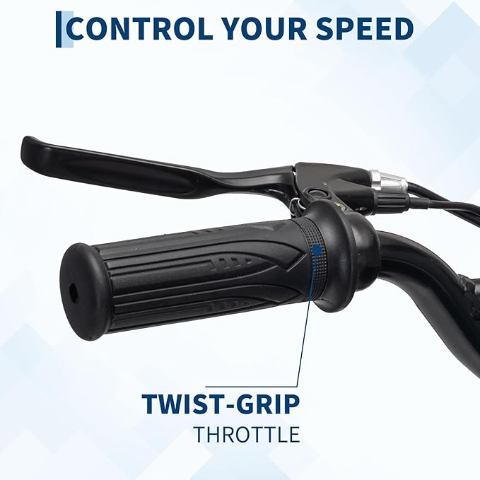 24V Electric Dirt Bike for Kids, 350w Electric Motorcycle for Kids - Up to 13.67Mile/h Long-Range, Ride on Motorcycle with Rear Wheel Suspension, 12 Miles Range, Twist Grip Throttle, Rubber Tire