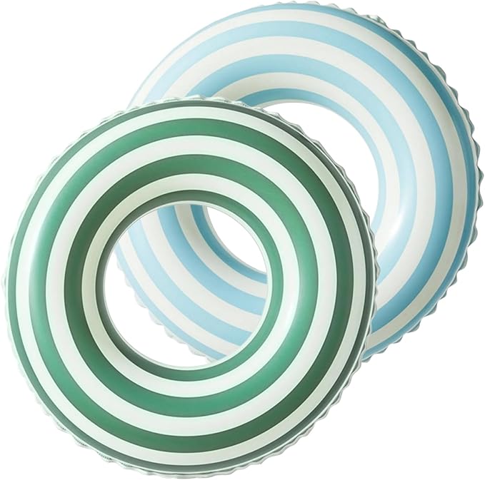 Pool Floats Swimming Rings for Kids, Age 5-10 Inflatable Swim Tubes Ring Toys with 11" Inner, Beach Inflatable Tubes Floaties Toys for Kids Adults
