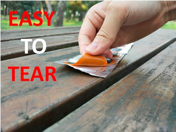 PAX 48 Pcs 34 x 52mm Oval Inner Tube Patches, Puncture Flat Tire Repair Patch for Automobile, Car, Truck, Motorcycle, Scooter, Bicycle, Bike, BMX, ATVs, River Floating, Inflatable Rubber