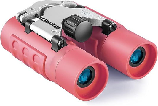 Obuby Real Binoculars for Kids Gifts for 3-12 Years Boys Girls 8x21 High-Resolution Optics Compact Toy Binocular for Bird Watching,Travel, Camping