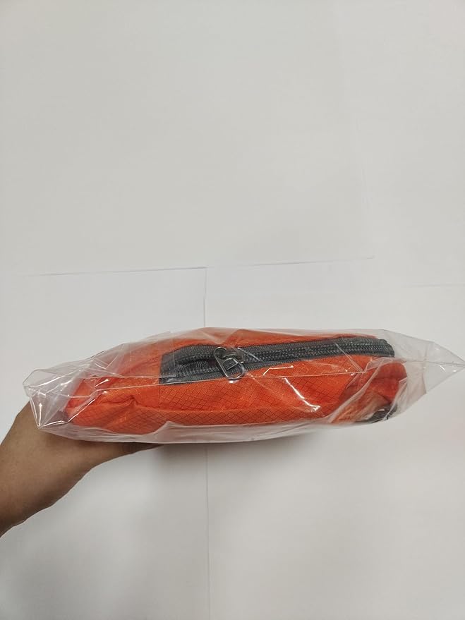 ZOMAKE Lightweight Packable Backpack, 35L Light Foldable Hiking Backpacks Water Resistant Collapsible Daypack for Travel(Orange)