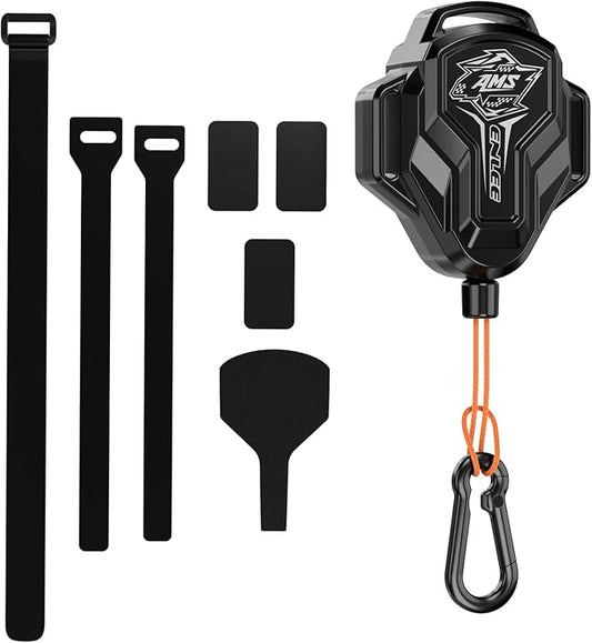 ENLEE Mountain Bike Tow Strap for Kids, Auto-Retractable Outdoor Riding Parent-Child Tow Rope with One Hook