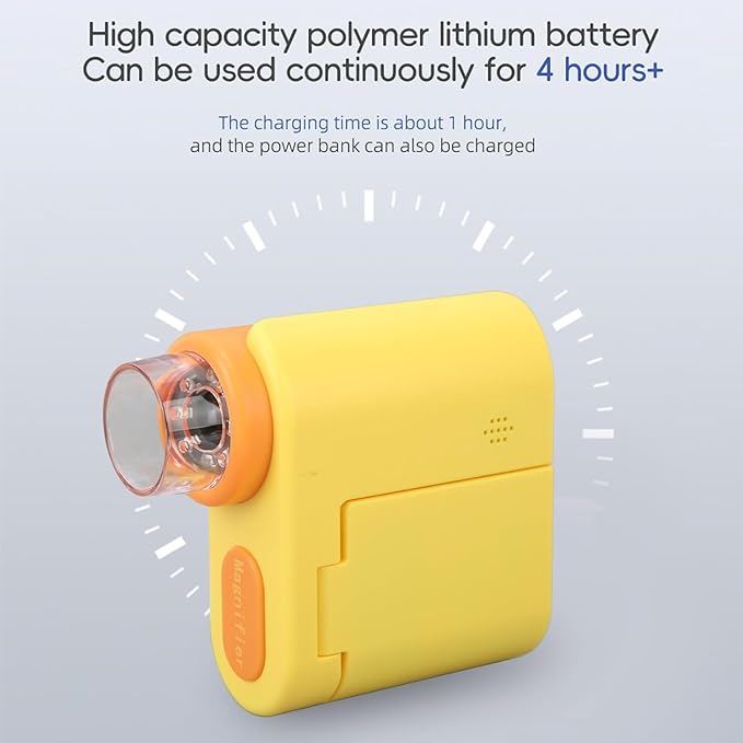 Portable Labsters Microscope - 1000X Telescope & SD Card Photo & Video Microscope for Kids 3+