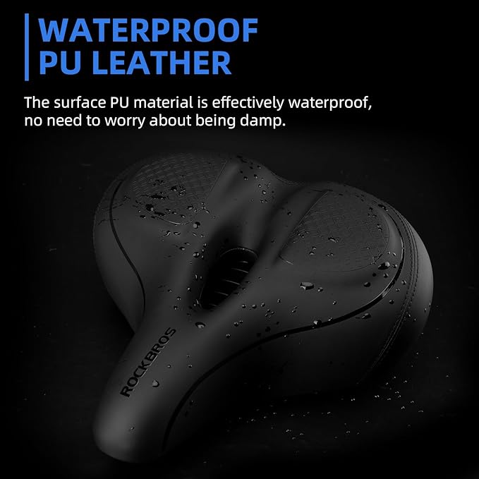 ROCKBROS Oversized Bike Seat for Peloton Bike/Bike+ Seat Replacement Wide Comfortable Bike Seat Cushion Exercise Bike Seat