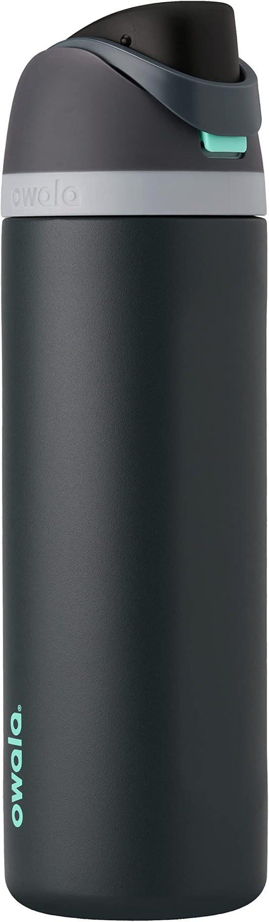 Owala FreeSip Insulated Stainless Steel Water Bottle with Straw for Sports, Travel, and School BPA-Free Sports Water Bottle, 40 oz, Foggy Tide