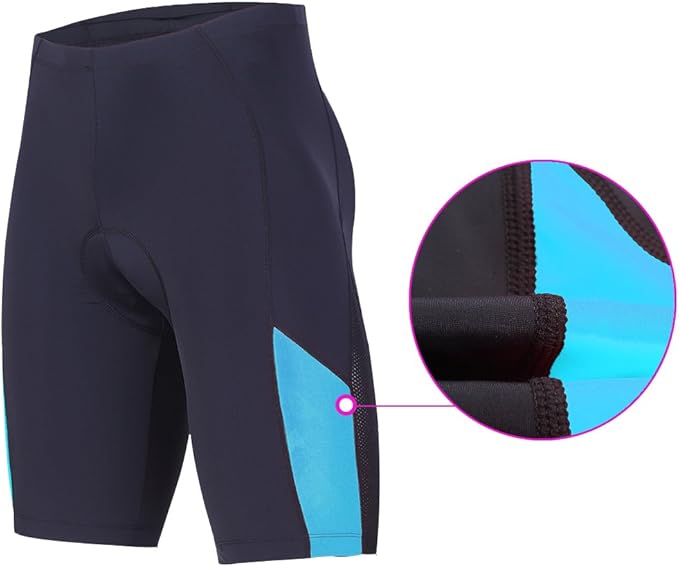 beroy Men's Comfortable Bicycle Cycling Pants, 3D Padded Bike Shorts
