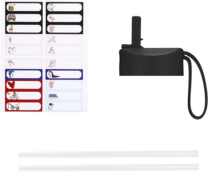 IRON °FLASK Kids Water Bottle - Straw Lid, 20 Name Stickers, Vacuum Insulated Stainless Steel, Double Walled Tumbler Travel Cup, Thermos Mug - Monsters Crew, 10 Oz