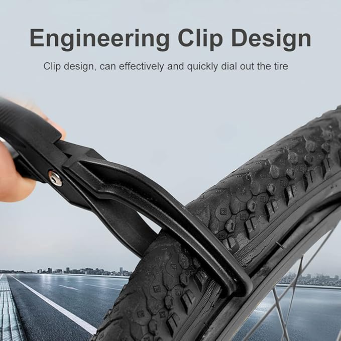 Keenso Bike Tire Pliers, Durable Plastic Bicycle Tire Repair Tool Bike Tire Removal Tool Difficult Tires Lever Tyre Remover Inserting Installation Pliers