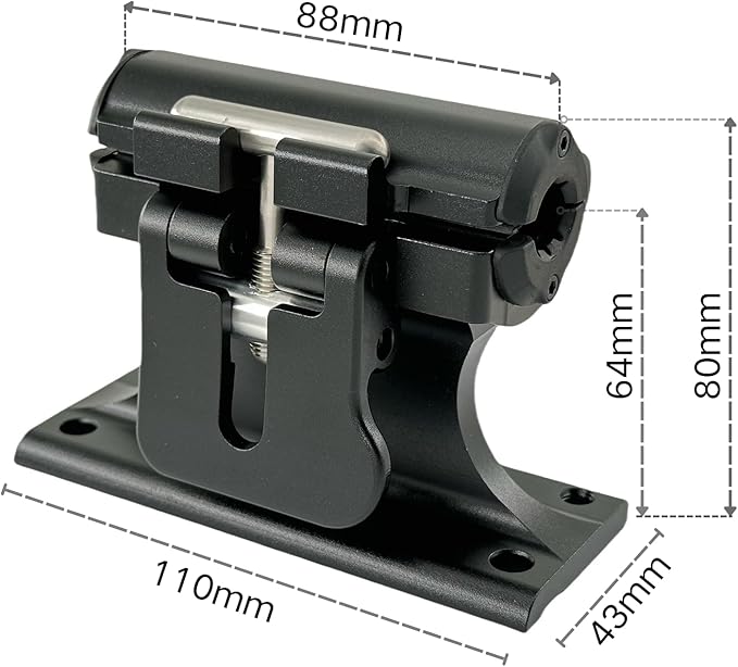 Thru Axle Bike Fork Mount Quick and Secure Mount for SUV Van and Camper