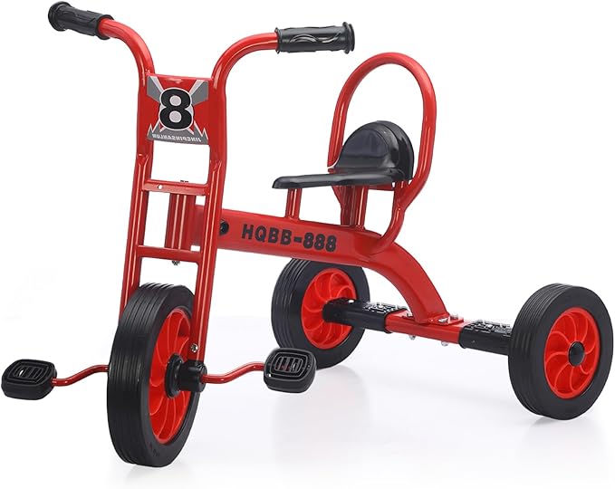 Kids Tricycle for Preschool Playground, Daycare Toddler Trike, Toddler Bikes for Riders Ages 2+, Outdoor Playground Equipment Tricycles