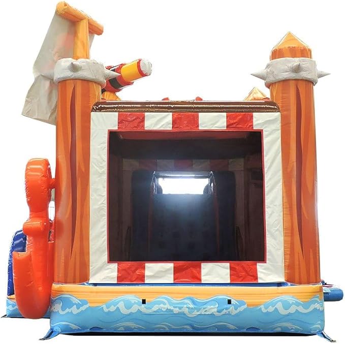 TentandTable Inflatable Bounce House Water Slide for Kids 5-12 Large, Commercial Grade Mega Bouncy Castle for Adults, Jump House, Includes Electric Air Blower, 32' L x 16' W x 15' H, Pirate Cove
