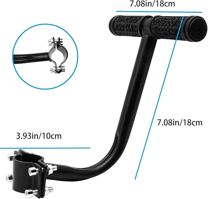 Kids Bike Seat, Bicycle Rear Seat for Kids Bicycle Seat with Backrest Cushion Armrest Handrail Set Kid Child Safety Carrier Bicycle Baby Seat