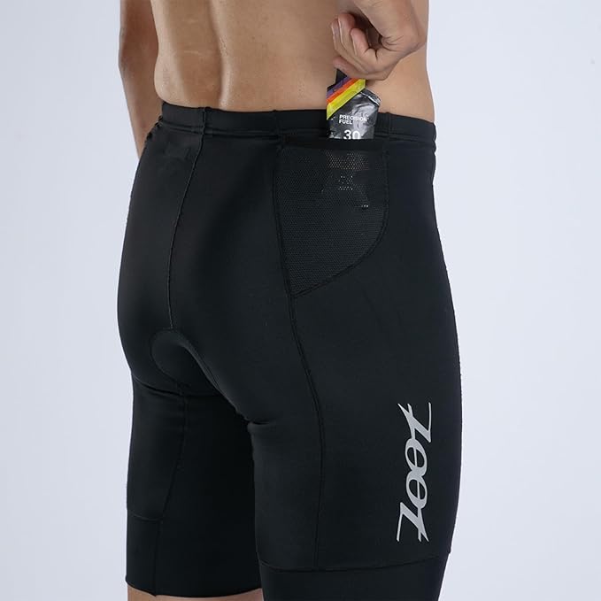 Zoot Men’s Core 9-Inch Tri Shorts, Quick Dry Performance Triathlon Shorts with Cycling Chamois Pad, Pockets & UPF 50+ Fabric