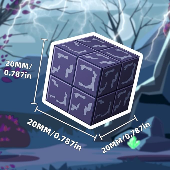 Magnetic Building Blocks, 48 Piece Set with Portable Iron Box, Kids Sensory Toys for STEM Learning, Children's Travel Magnetic Toys, Best Gifts for Boys and Girls' Birthdays and Christmas