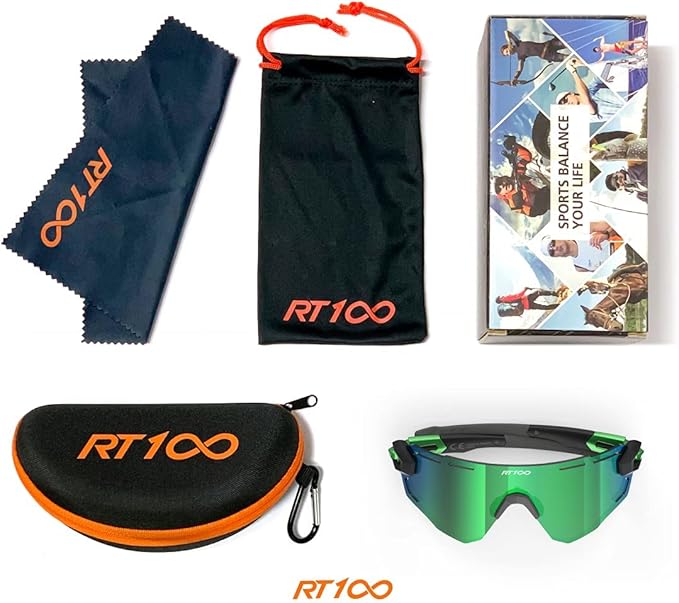 RIDE YOUR WAY Professional wrap around Frameless Cycling Sunglasses for Men and Women