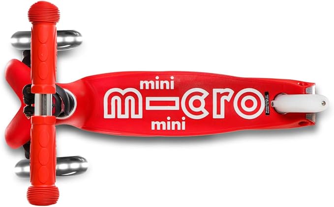 Micro Kickboard Mini Deluxe LED Three-Wheeled Lean-to-Steer Swiss-Designed Micro Scooter