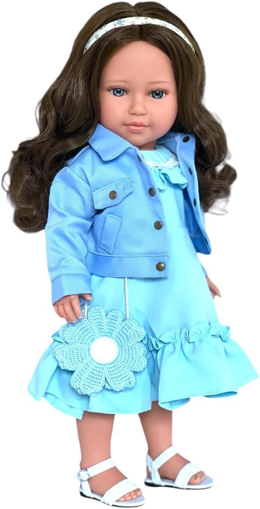 Kennedy and Friends 18 Inch Fashion Dolls- Tilt and Pose Feature and All Vinyl (F02-ELN)