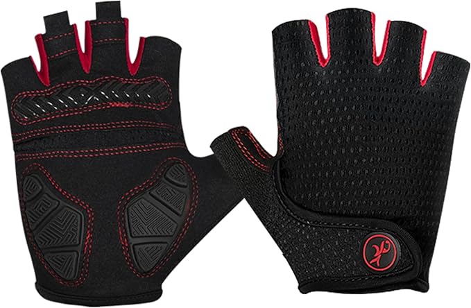 MOREOK Cycling Gloves Bike Gloves for Men/Women-[5MM Gel Pad] Half Finger Bicycle Biking Gloves for Cycling/Weight Lifting/Gym/Motorcycle/Outdoor Sports