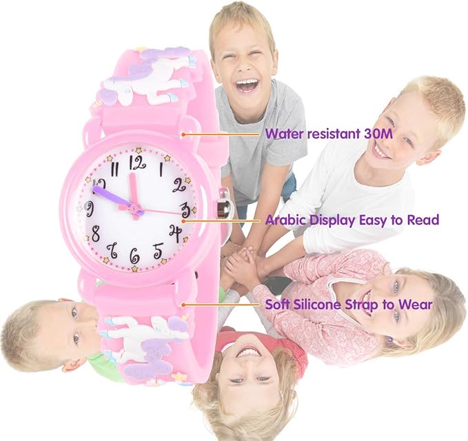 Toddler Watches for Girls - Best Toys Gifts for Girls Age 3 4 5 6 7 8