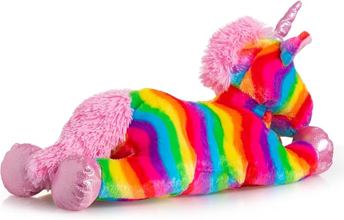 HollyHOME Plush Unicorn Stuffed Animals Rainbow Unicorn Toy Gifts for Valentines Day, Christmas, Birthday, Party and Decorations 24 Inch