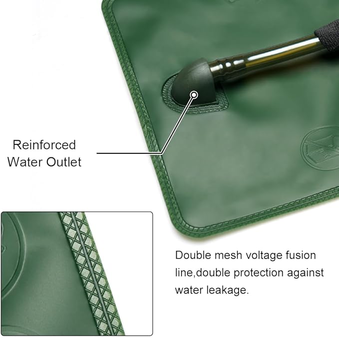 Mini Hydration Bladder 1L-2.5L Leak Proof Hydration Reservoir BPA Free Military Water Bladder Bag Hydration Pack Replacement for Outdoor Camping Hiking