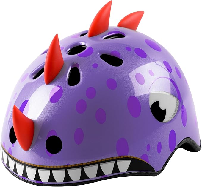 Toddler Kids Bike Helmet, Adjustable and Multi-Sport, 3 Sizes for Ages 1-2-3-5-8-14 Years Child Infant Boys Girls