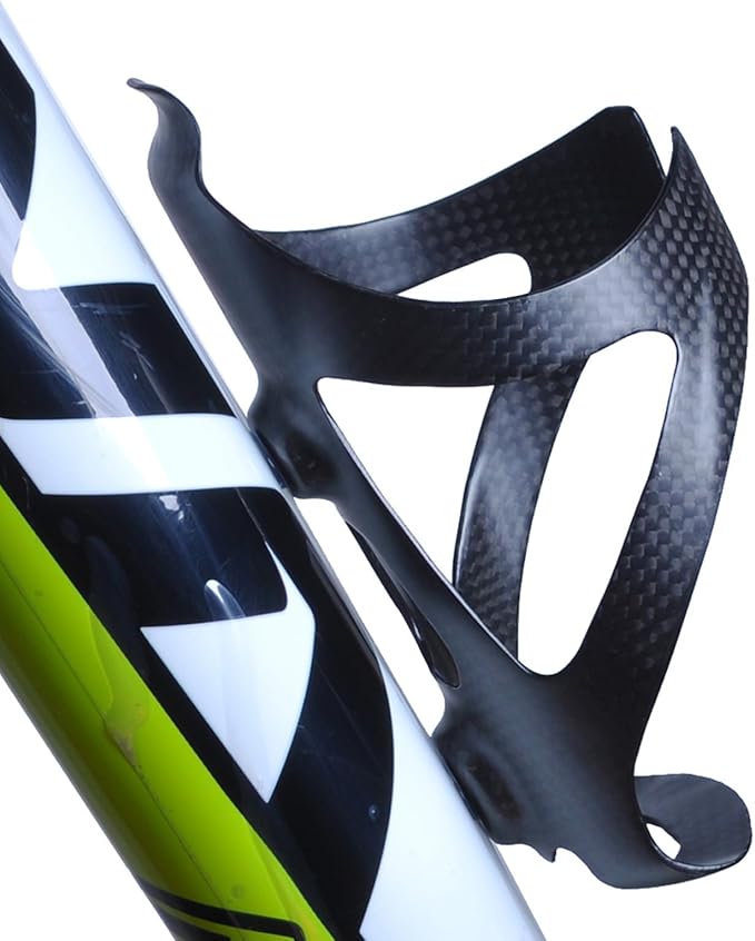 ThinkTop 2 Pack Ultra-Light Full Carbon Fiber Bicycle Bike Drink Water Bottle Cage Holder Brackets for Road Bike MTB Cycling
