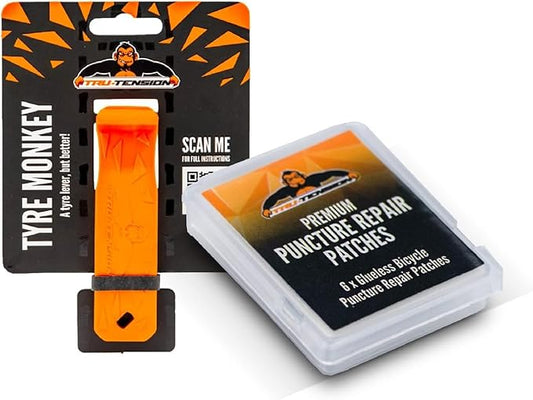 Tru-Tension | Premium Puncture Repair Kit | Bicycle Tools & Accessories | Suitable for All Bikes &Tires Types