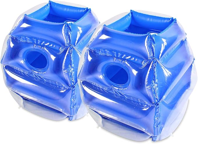 SUNSHINE-MALL 2 pc Sumo Balls for Kids, Bubble Bounce Ball, Lawn Game for Child Outdoor Team Gaming Play, Ages 3-12 (24 inch, 2 pcs)