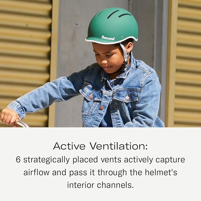 Thousand Kids Helmet – Free Reflective Sticker Pack to Customize, No Pinch Magnetic Buckle, Multi Sport Safety CSPC ASTM CE Certified – Jr Collection