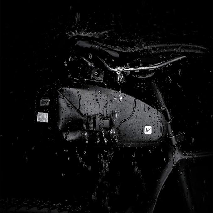 Rhinowalk Bike Saddle Bag Waterproof Bicycle Under Seat Bag Quick Disassembly Rainproof Mountain Road Bike Seat Bag Bicycle Professional Cycling Accessories