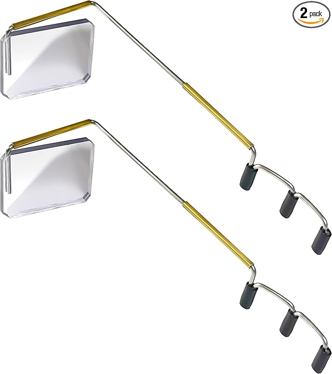 Take A Look Active Original Activity Mirror for Sunglasses, Bike Helmets, or Visors Rear-View Mirror for Cycling and Other Outdoor Activities, 2-Pack