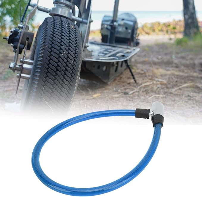 Bike Lock Cable with Key Steel Wire Portable Cable Lock Security Bike Lock for Bike Motorcycle Gate 3 Colors