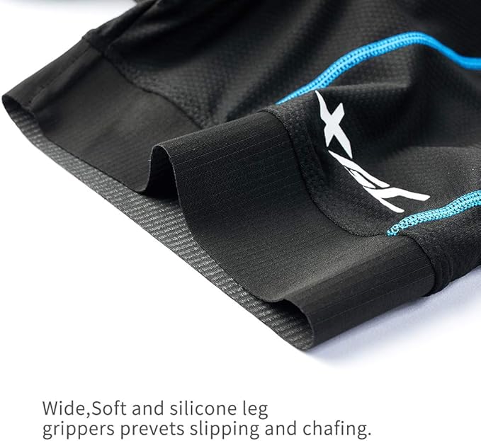 XGC Men's Cycling Underwear Shorts with High-Density High-Elasticity and Highly Breathable 4D Gel Padded