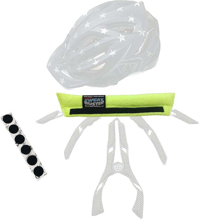 Bike Helmet Sweatband – Stops Sweat Dripping, Keeps You Cooler, Premium Comfort, Simple Helmet Integration & Quick Removal for Washing. Mountain Biking, Road Biking or Any Cycling.