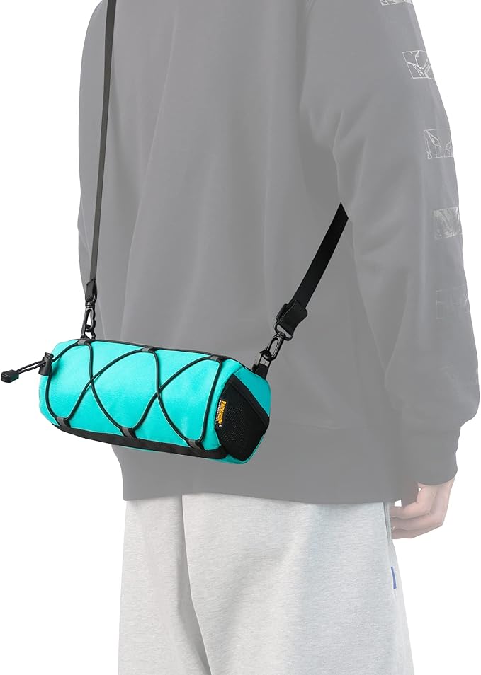 Rhinowalk Bike Handlebar Bag, Bicycle Front Bag Shoulder Bag Storage Bag with Shoulder Strap for Road Mountain Bike Cycling Travel